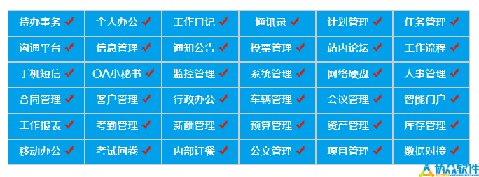 OA系统功能